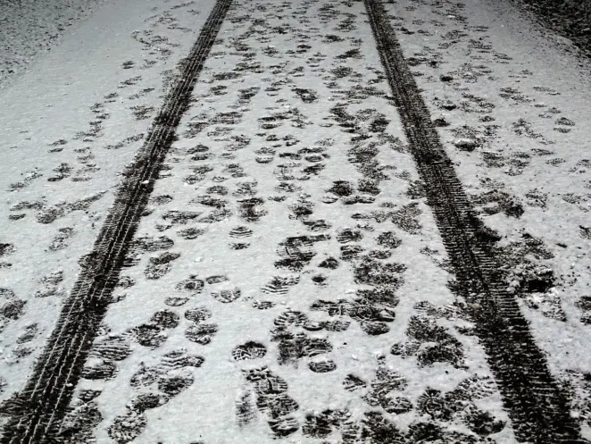 Streets during the winter