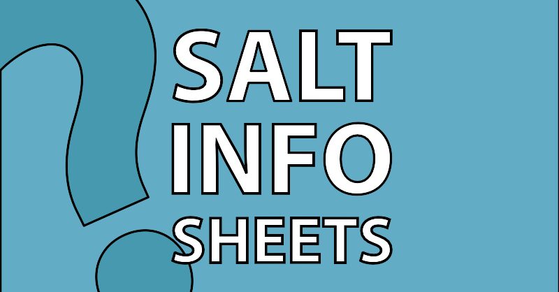 Information Sheets | Online Rock Salt