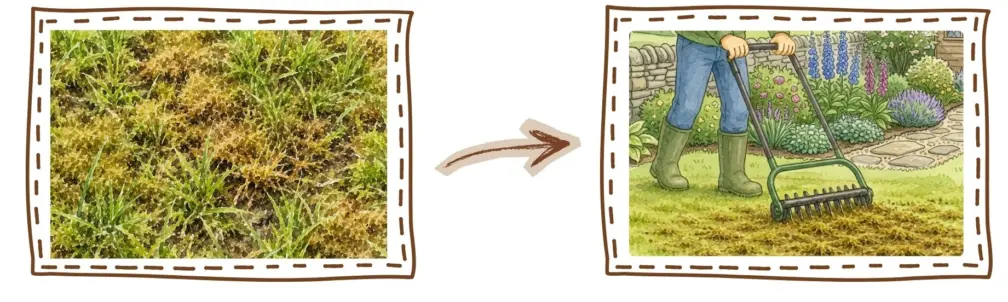 Scairfying moss