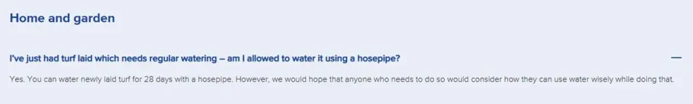 Southern water