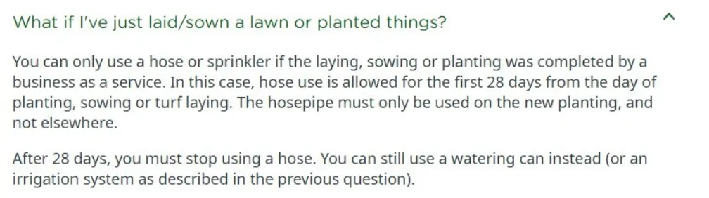 Thames water hosepipe ban