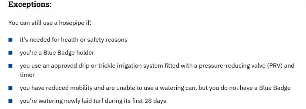 Essex and suffolk water hosepipe ban
