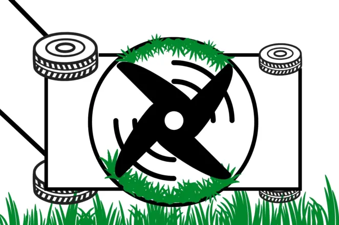 Clogged mower