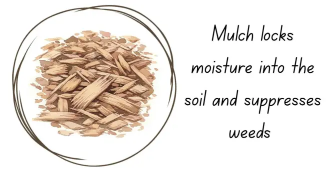 Mulching in spring