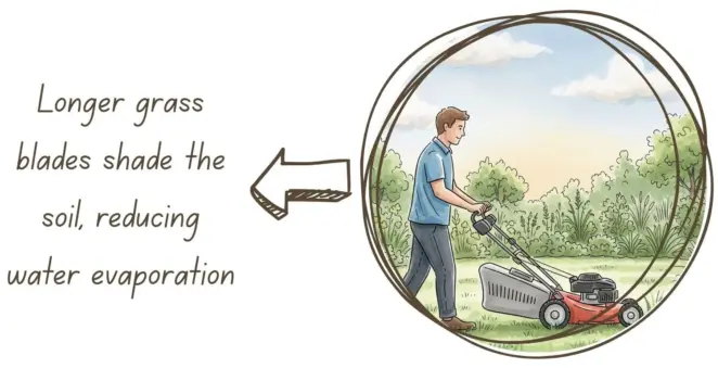 Raising the cutting height of your mower