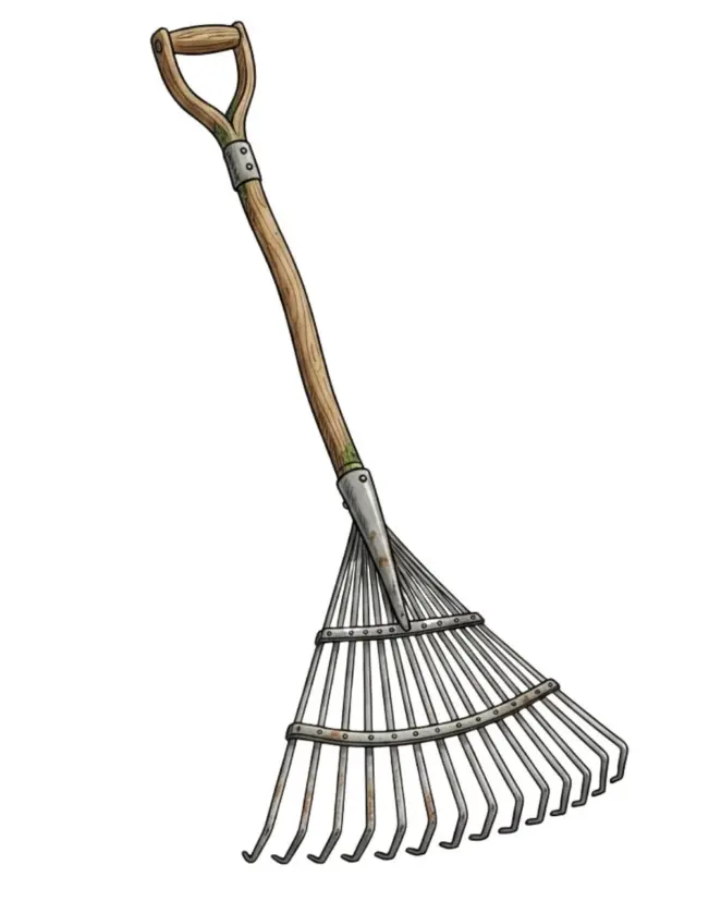 Rake autumn
