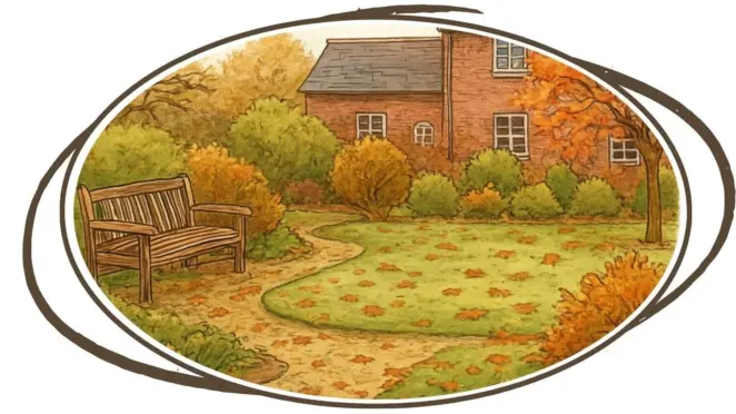Laying turf in autumn