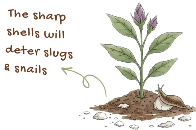 Eggshell fertiliser