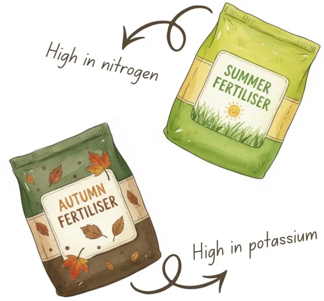 Summer and autumn fertilisers benefits