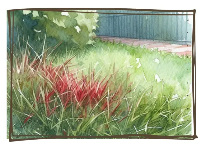 Red thread lawn