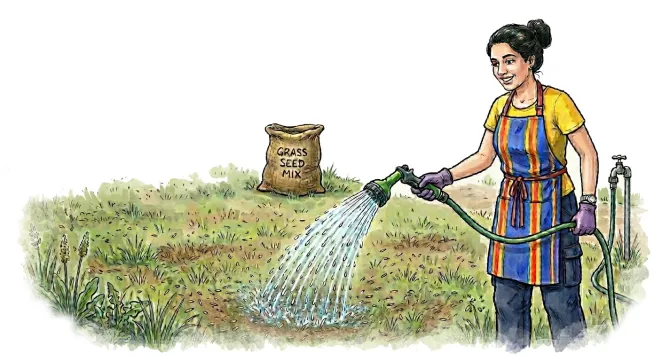 How long does grass seed take to grow 2