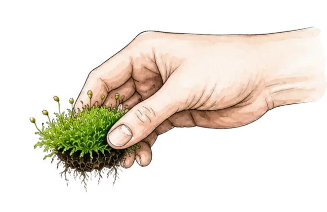 Moss rhizoids