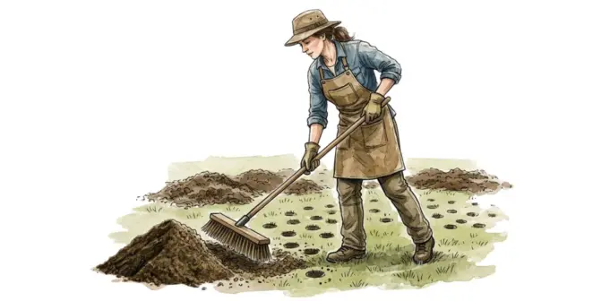 How to stop my lawn flooding in winter