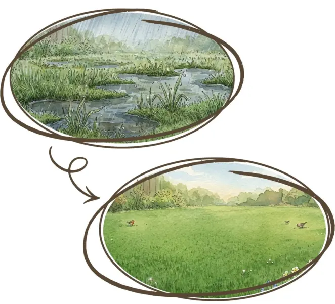 Flood and drought resistant grass