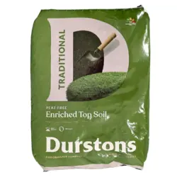 Single durston enriched topsoil front